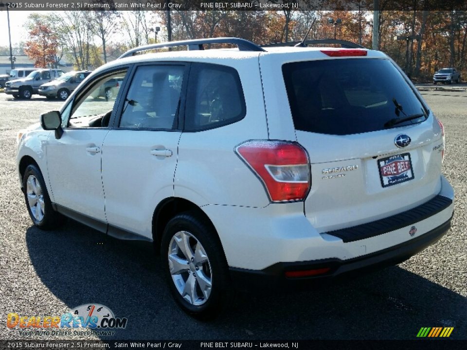 2015 Subaru Forester 2.5i Premium Satin White Pearl / Gray Photo #11
