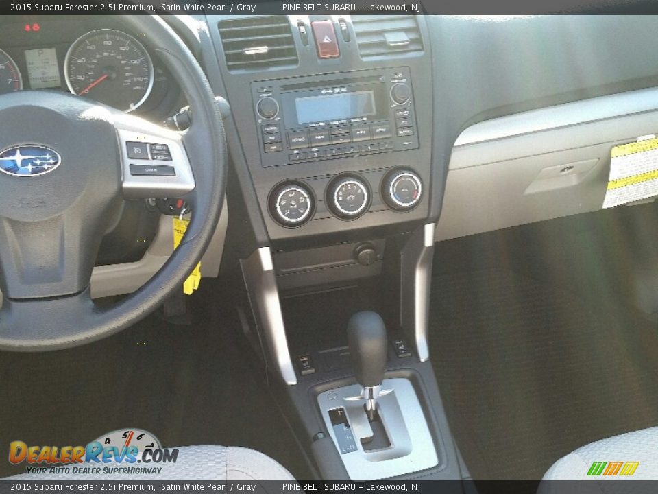 2015 Subaru Forester 2.5i Premium Satin White Pearl / Gray Photo #16