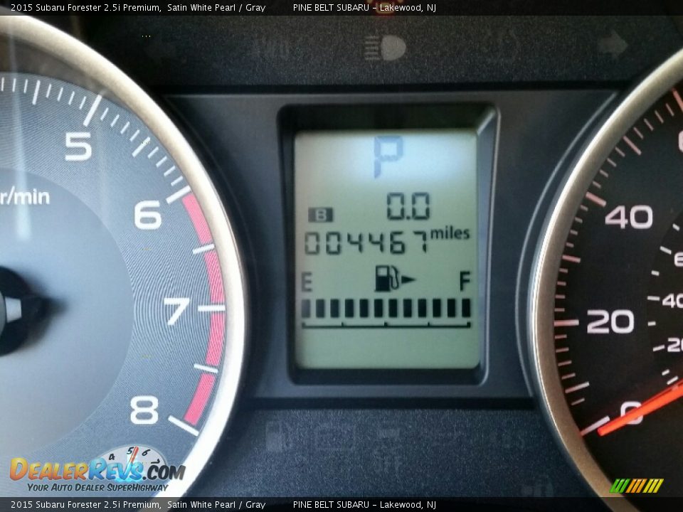 2015 Subaru Forester 2.5i Premium Satin White Pearl / Gray Photo #20