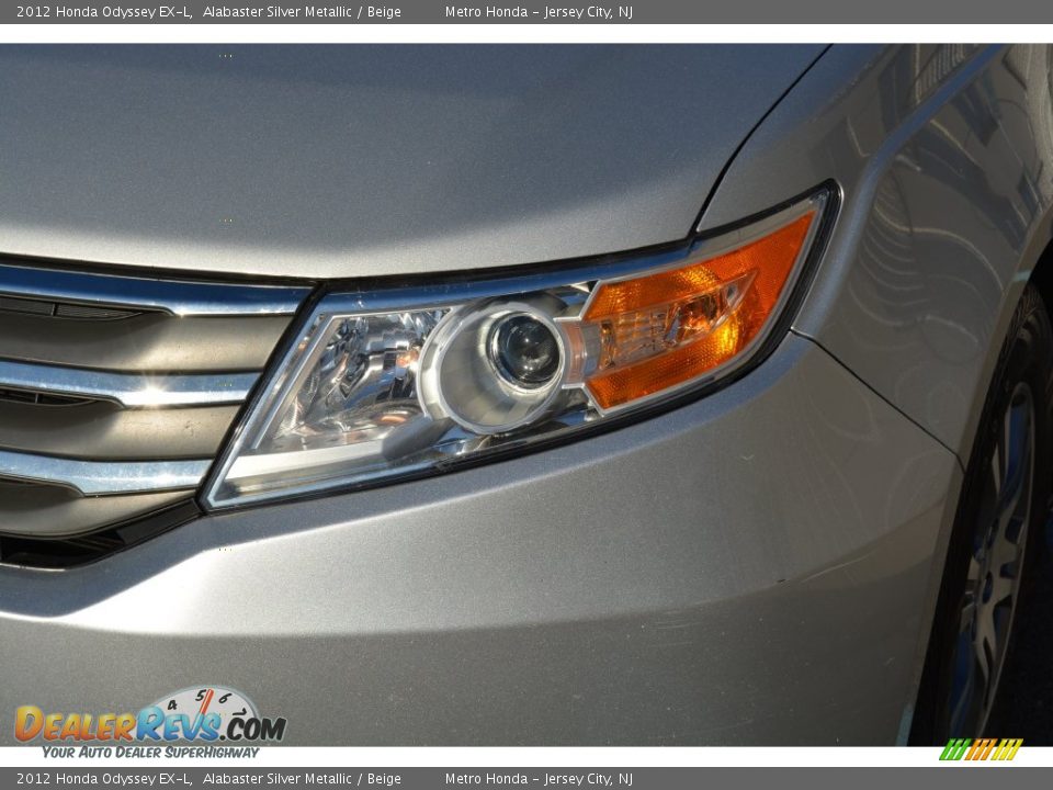 2012 Honda Odyssey EX-L Alabaster Silver Metallic / Beige Photo #29