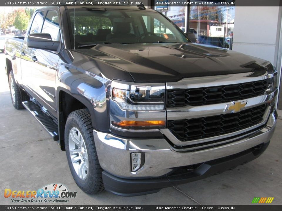 2016 Chevrolet Silverado 1500 LT Double Cab 4x4 Tungsten Metallic / Jet Black Photo #1
