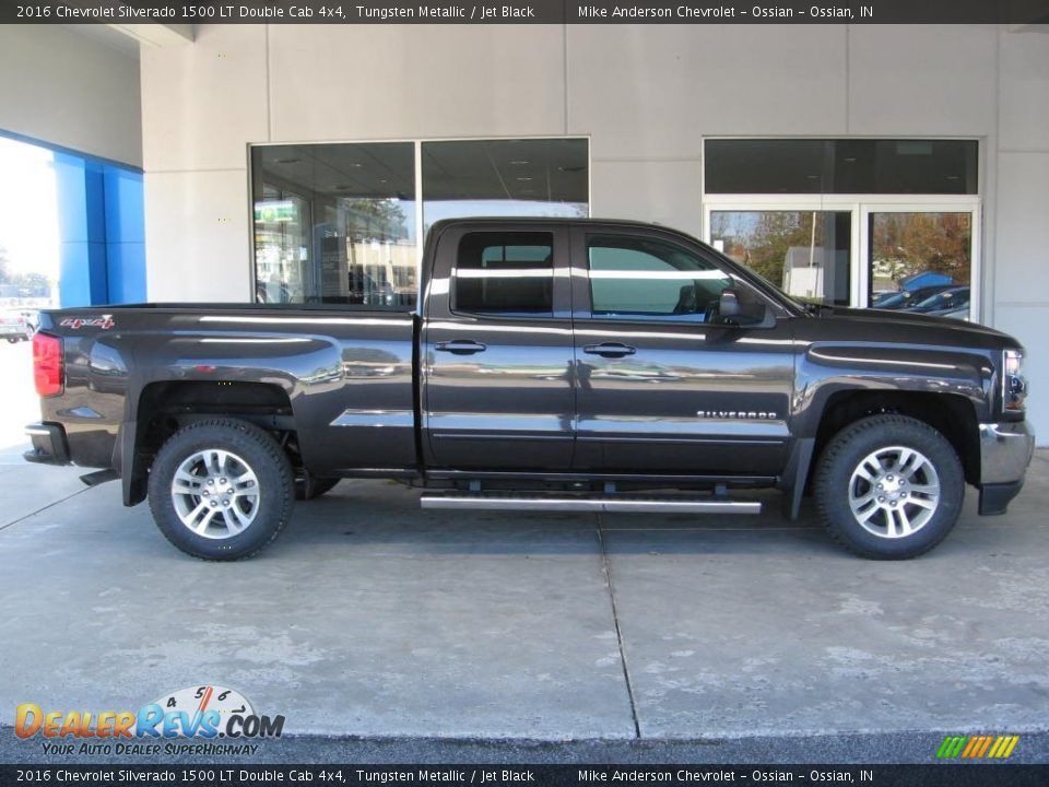 Tungsten Metallic 2016 Chevrolet Silverado 1500 LT Double Cab 4x4 Photo #2