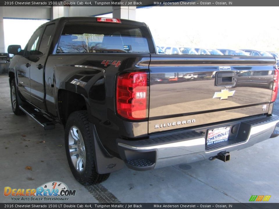 2016 Chevrolet Silverado 1500 LT Double Cab 4x4 Tungsten Metallic / Jet Black Photo #3