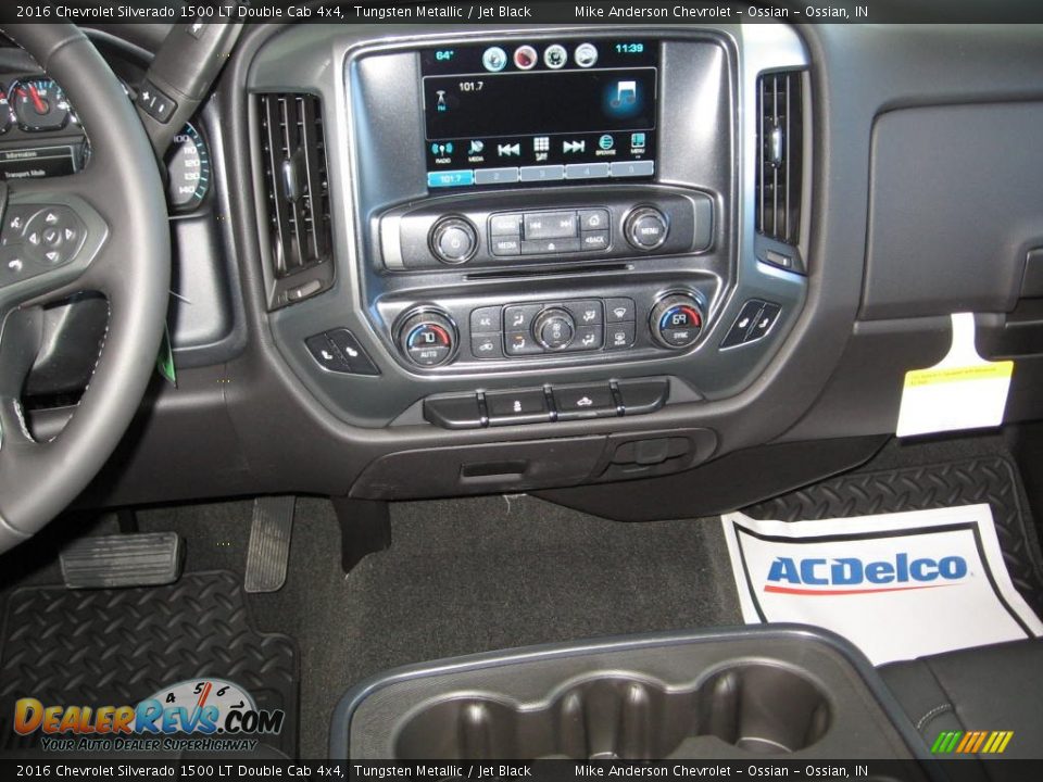 2016 Chevrolet Silverado 1500 LT Double Cab 4x4 Tungsten Metallic / Jet Black Photo #5