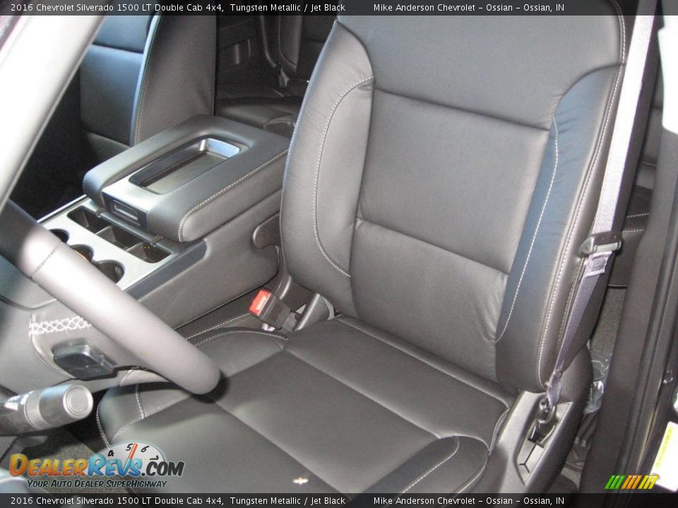 2016 Chevrolet Silverado 1500 LT Double Cab 4x4 Tungsten Metallic / Jet Black Photo #7