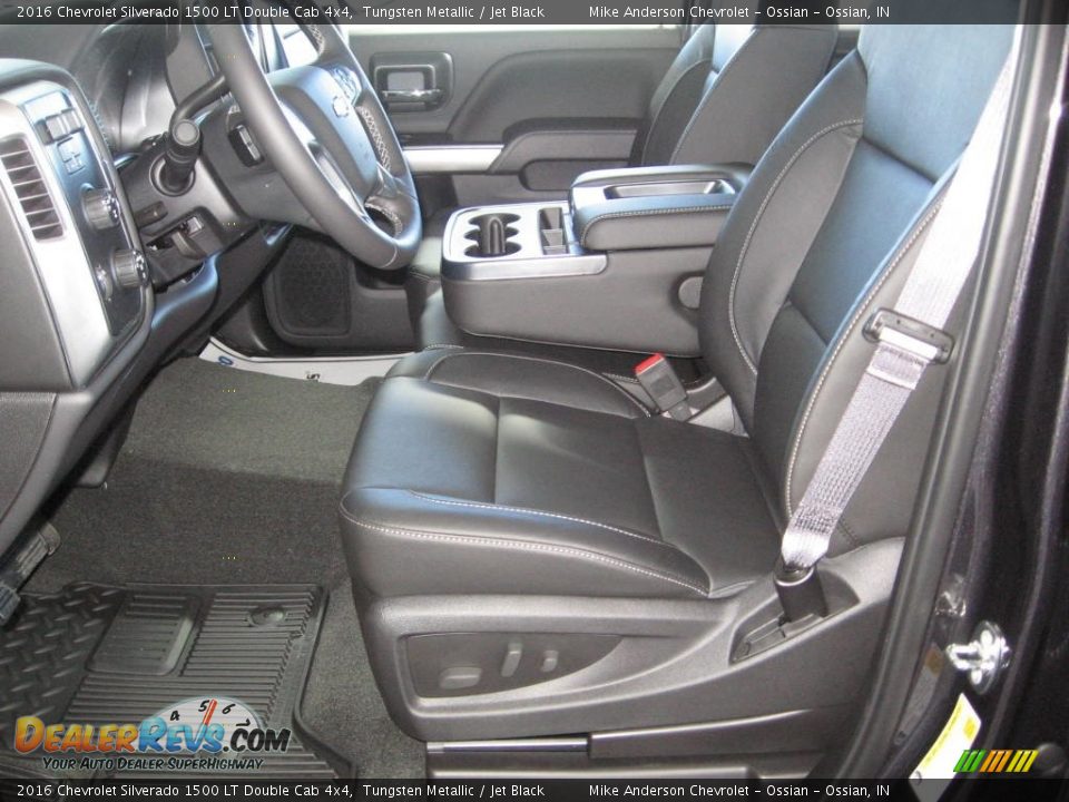 2016 Chevrolet Silverado 1500 LT Double Cab 4x4 Tungsten Metallic / Jet Black Photo #8