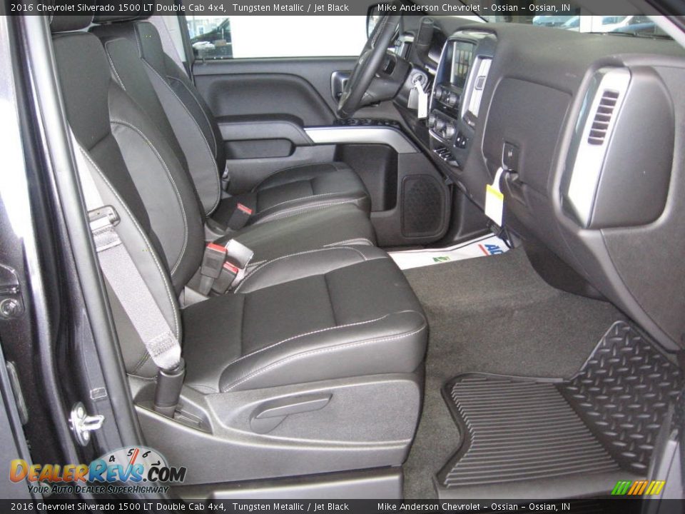 2016 Chevrolet Silverado 1500 LT Double Cab 4x4 Tungsten Metallic / Jet Black Photo #9