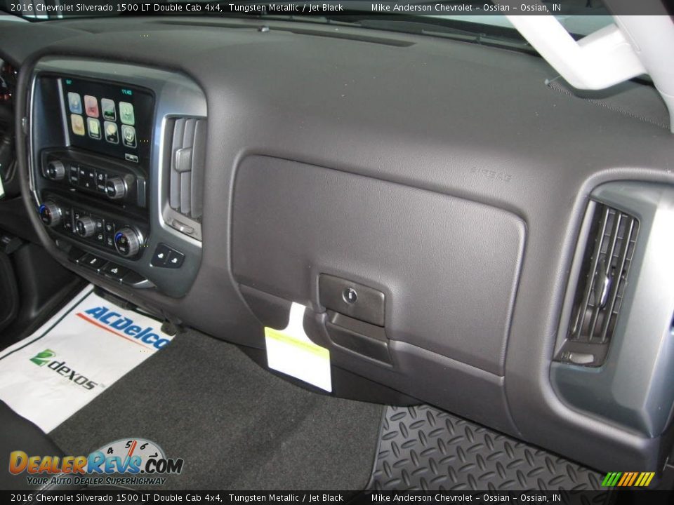 2016 Chevrolet Silverado 1500 LT Double Cab 4x4 Tungsten Metallic / Jet Black Photo #11