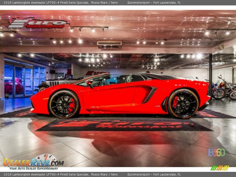 2016 Lamborghini Aventador LP700-4 Pirelli Serie Speciale Rosso Mars / Nero Photo #2
