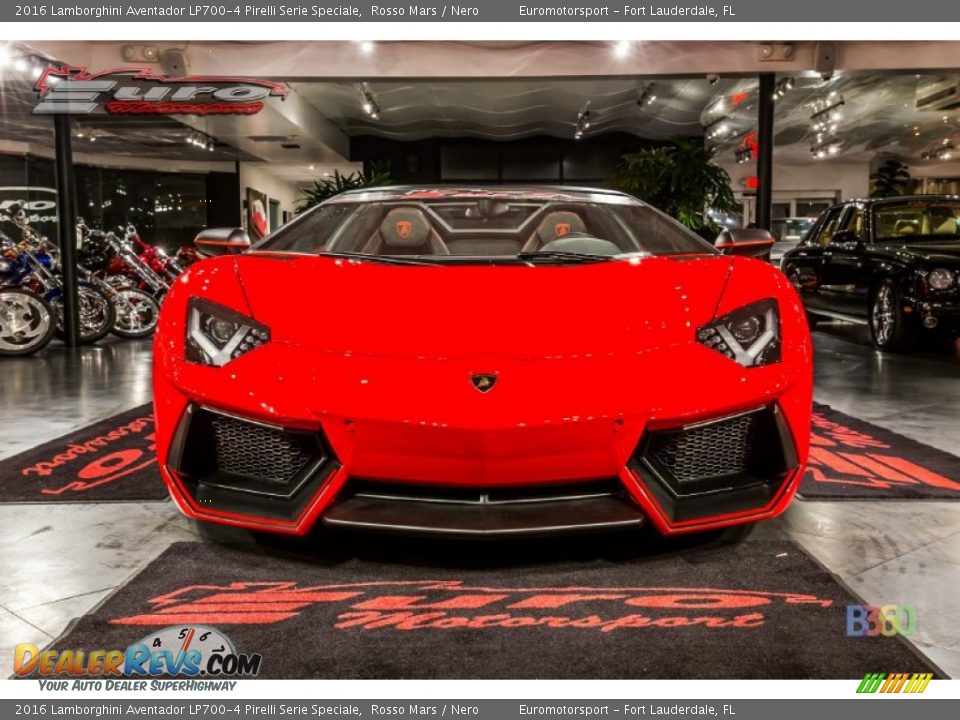 2016 Lamborghini Aventador LP700-4 Pirelli Serie Speciale Rosso Mars / Nero Photo #3