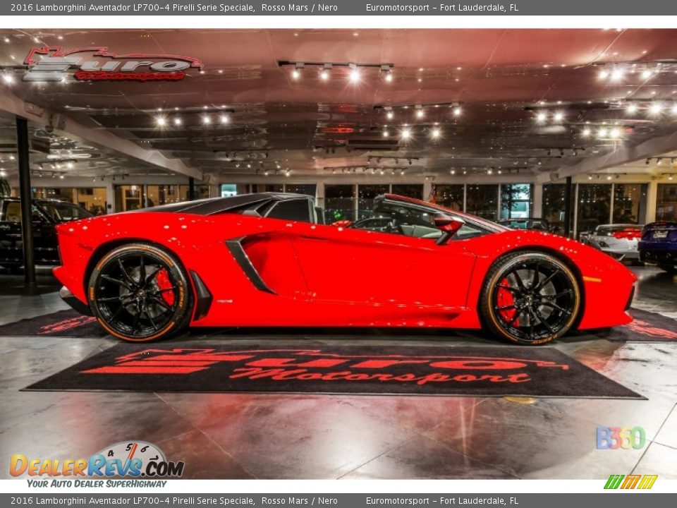 2016 Lamborghini Aventador LP700-4 Pirelli Serie Speciale Rosso Mars / Nero Photo #4