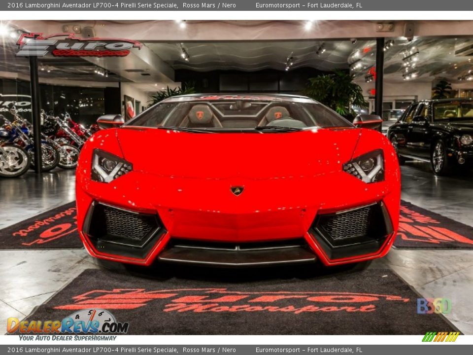 2016 Lamborghini Aventador LP700-4 Pirelli Serie Speciale Rosso Mars / Nero Photo #5