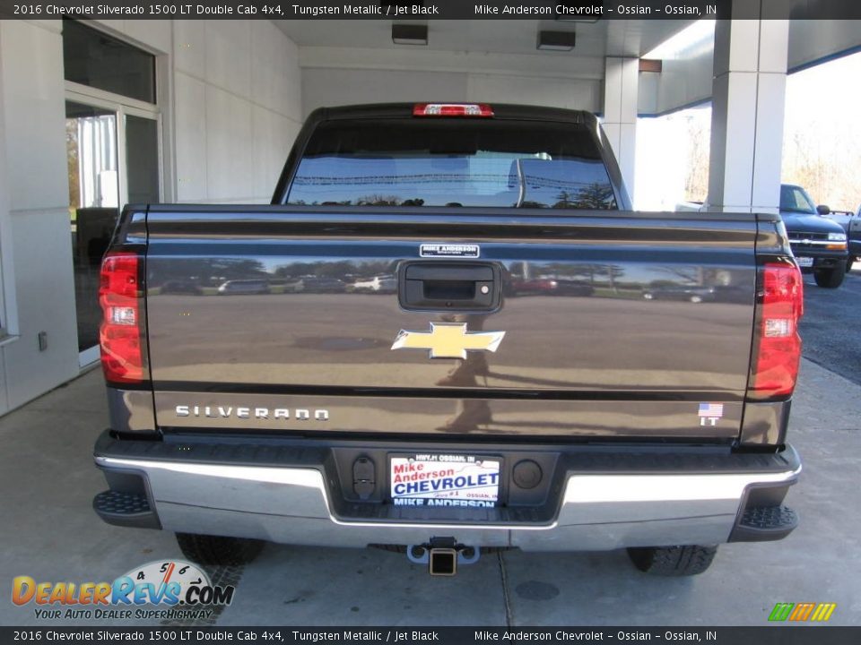 2016 Chevrolet Silverado 1500 LT Double Cab 4x4 Tungsten Metallic / Jet Black Photo #16