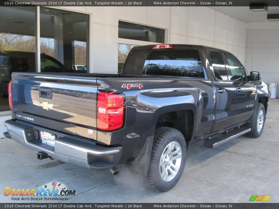 2016 Chevrolet Silverado 1500 LT Double Cab 4x4 Tungsten Metallic / Jet Black Photo #17