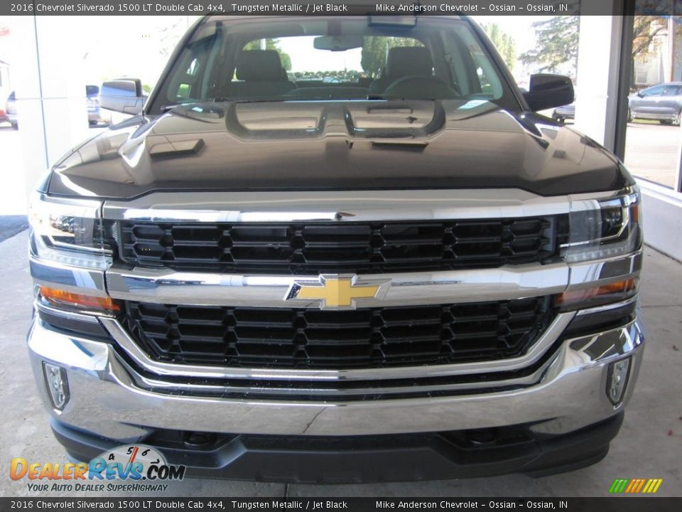 2016 Chevrolet Silverado 1500 LT Double Cab 4x4 Tungsten Metallic / Jet Black Photo #18