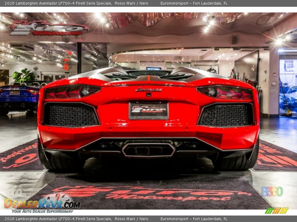 2016 Lamborghini Aventador LP700-4 Pirelli Serie Speciale Rosso Mars / Nero Photo #12