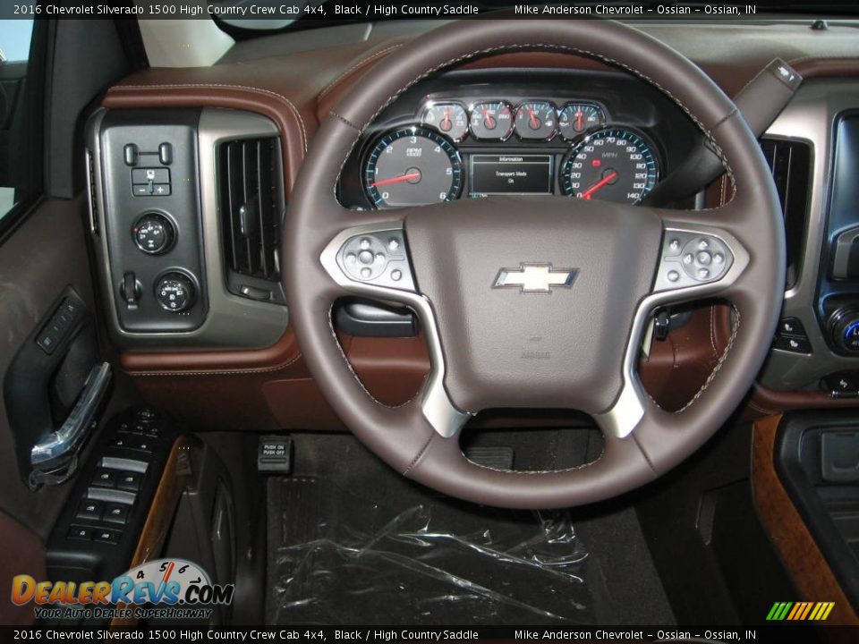 2016 Chevrolet Silverado 1500 High Country Crew Cab 4x4 Steering Wheel Photo #4