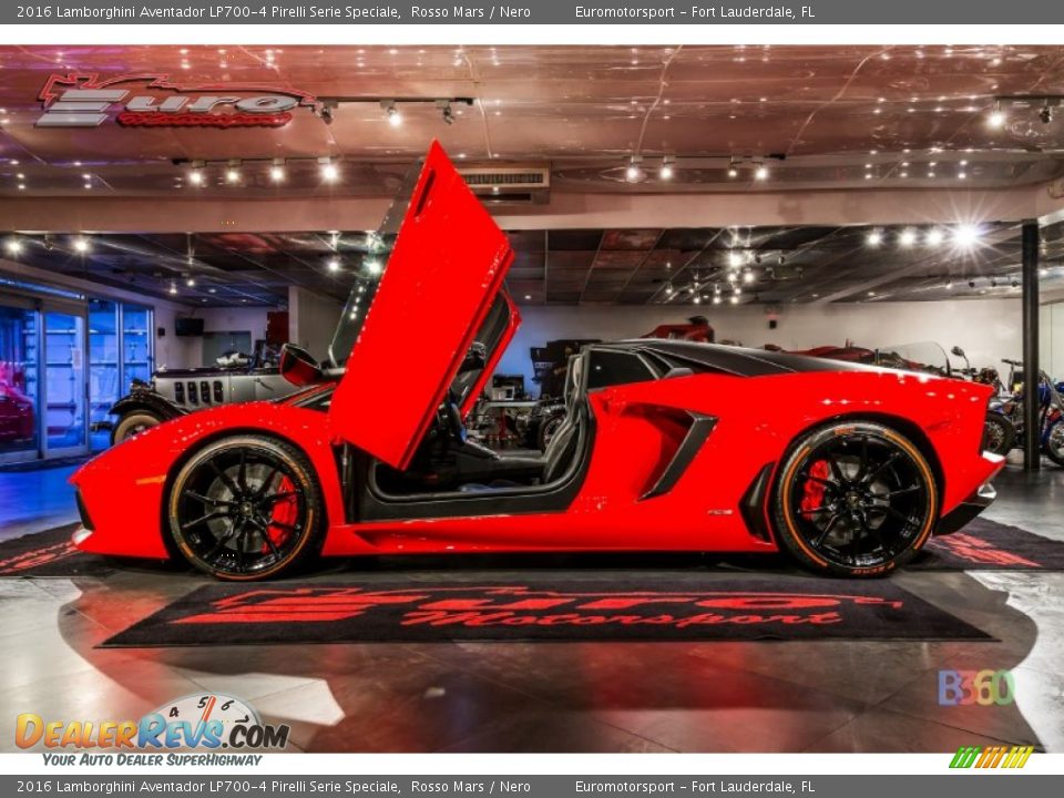 2016 Lamborghini Aventador LP700-4 Pirelli Serie Speciale Rosso Mars / Nero Photo #14