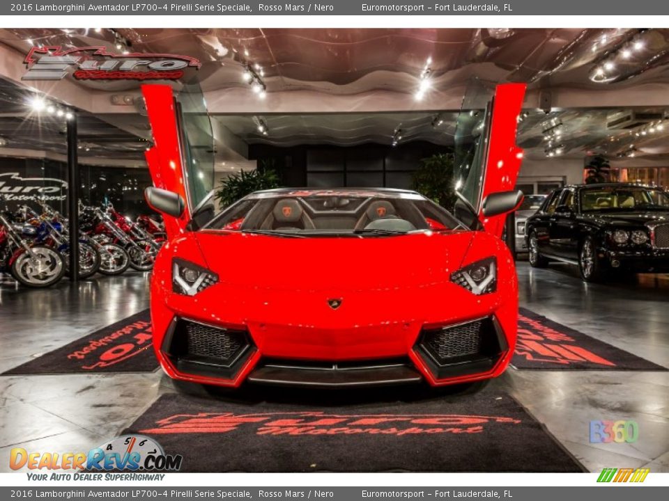 2016 Lamborghini Aventador LP700-4 Pirelli Serie Speciale Rosso Mars / Nero Photo #15