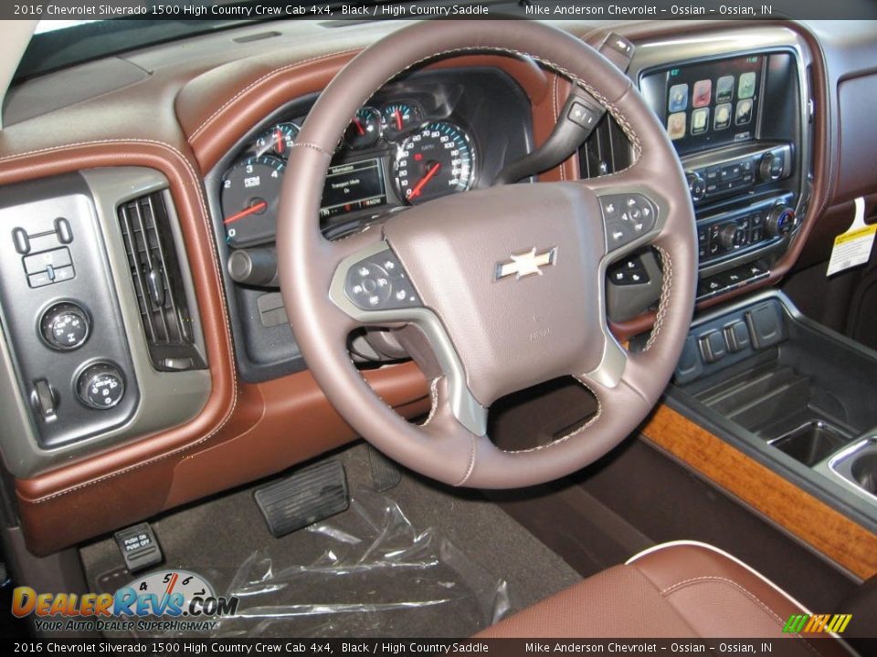 High Country Saddle Interior - 2016 Chevrolet Silverado 1500 High Country Crew Cab 4x4 Photo #6