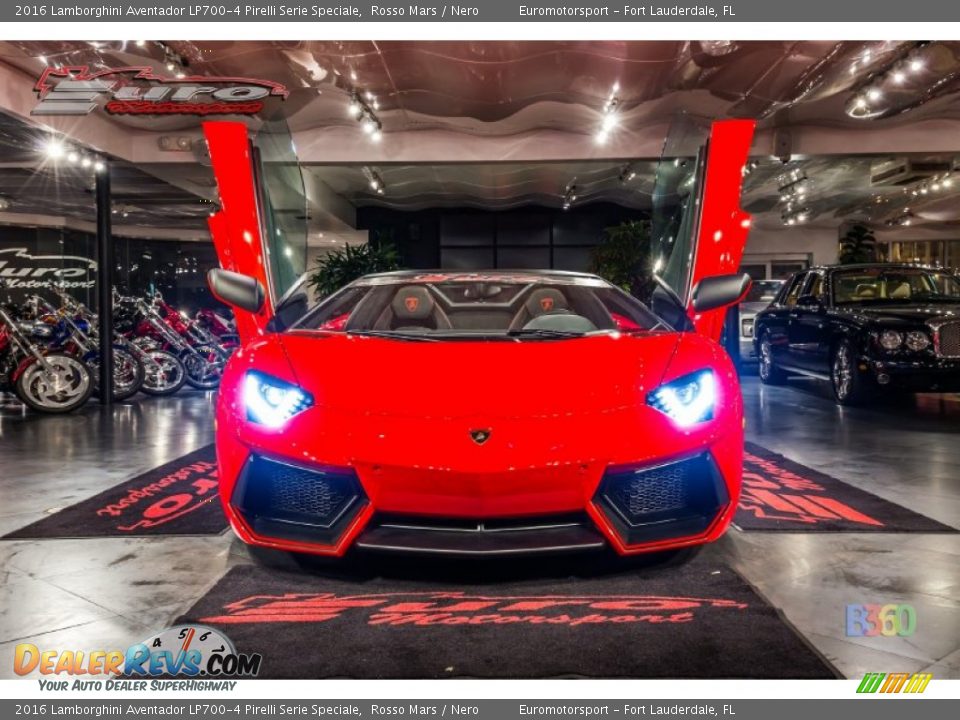 2016 Lamborghini Aventador LP700-4 Pirelli Serie Speciale Rosso Mars / Nero Photo #16