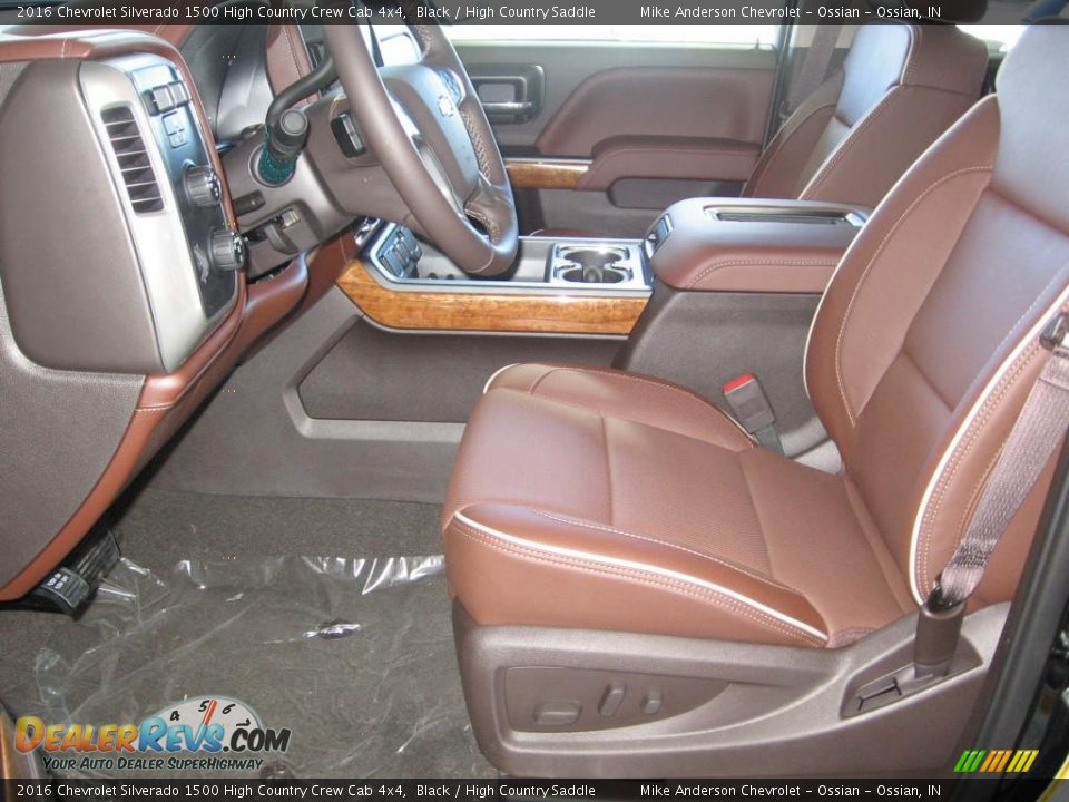 High Country Saddle Interior - 2016 Chevrolet Silverado 1500 High Country Crew Cab 4x4 Photo #8