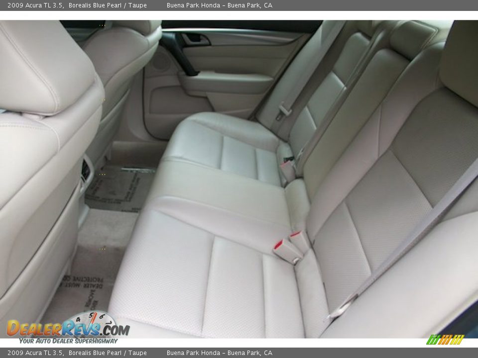 2009 Acura TL 3.5 Borealis Blue Pearl / Taupe Photo #4