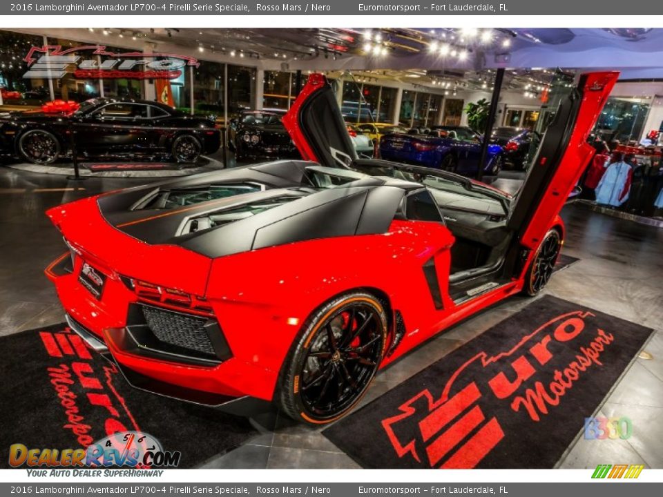 2016 Lamborghini Aventador LP700-4 Pirelli Serie Speciale Rosso Mars / Nero Photo #25