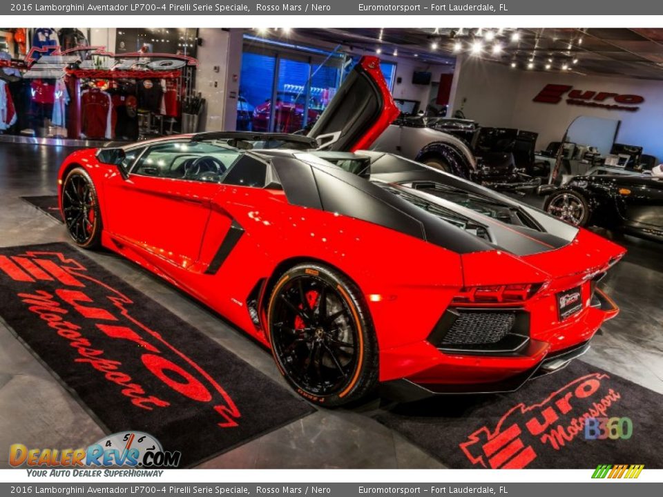2016 Lamborghini Aventador LP700-4 Pirelli Serie Speciale Rosso Mars / Nero Photo #27