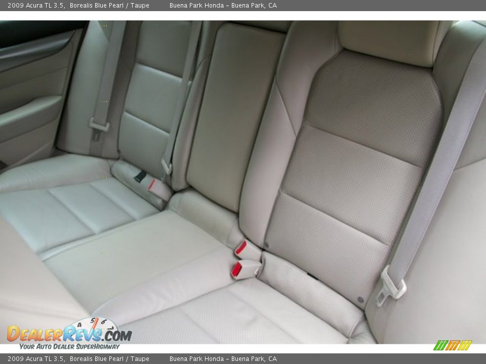 2009 Acura TL 3.5 Borealis Blue Pearl / Taupe Photo #14