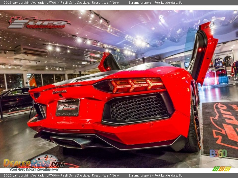 2016 Lamborghini Aventador LP700-4 Pirelli Serie Speciale Rosso Mars / Nero Photo #39