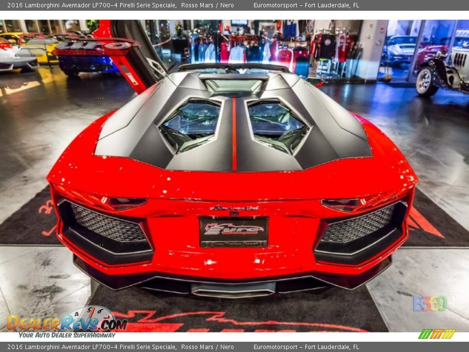 2016 Lamborghini Aventador LP700-4 Pirelli Serie Speciale Rosso Mars / Nero Photo #43