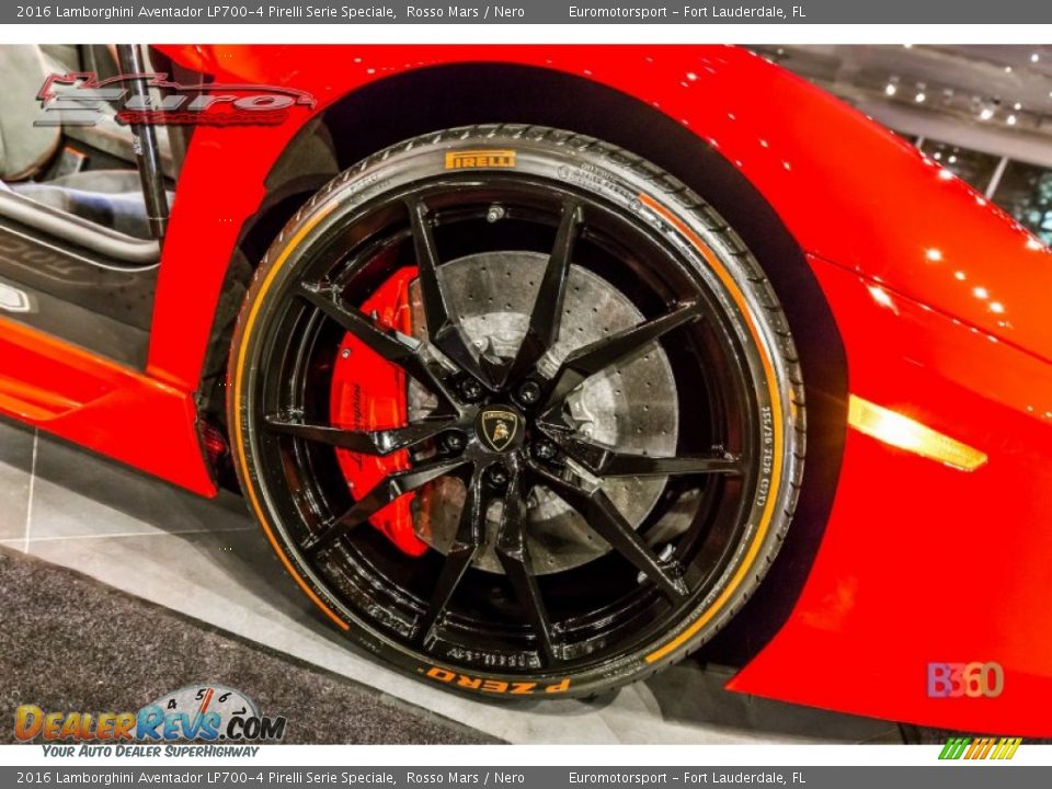 2016 Lamborghini Aventador LP700-4 Pirelli Serie Speciale Rosso Mars / Nero Photo #45