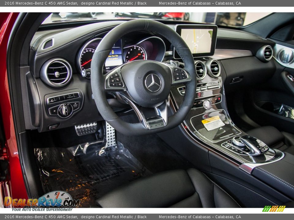 Dashboard of 2016 Mercedes-Benz C 450 AMG Sedan Photo #5