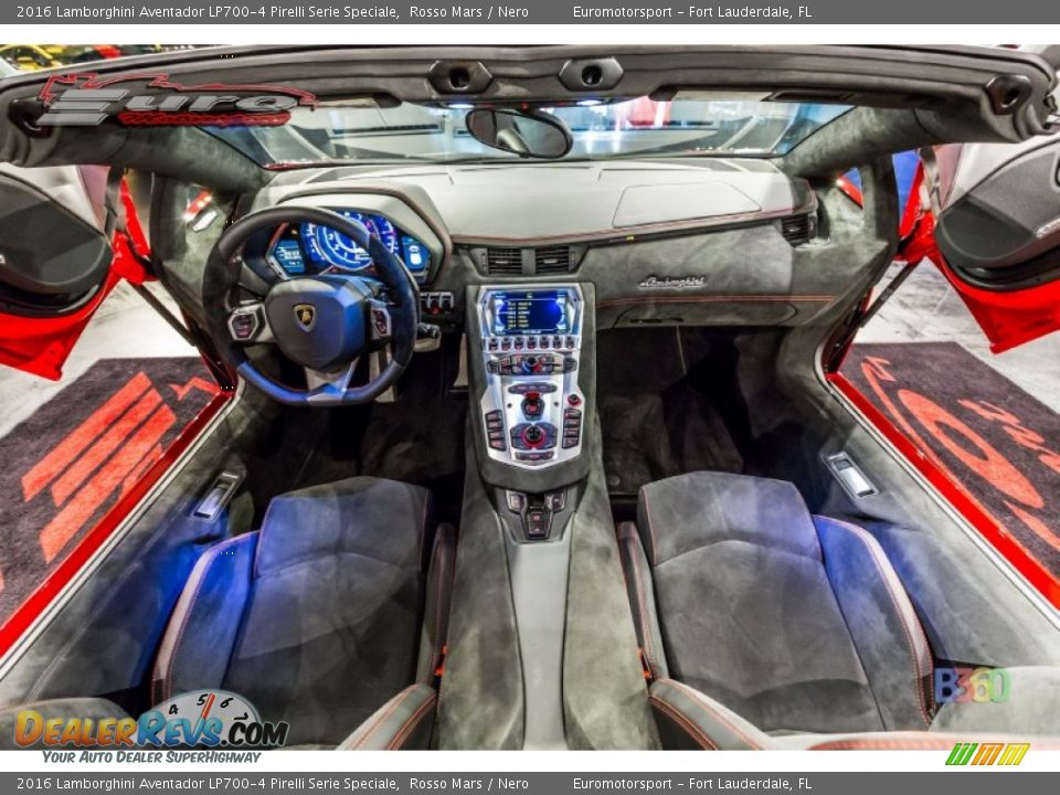 2016 Lamborghini Aventador LP700-4 Pirelli Serie Speciale Rosso Mars / Nero Photo #57