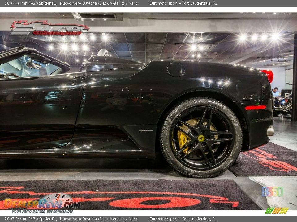 2007 Ferrari F430 Spider F1 Nuovo Nero Daytona (Black Metallic) / Nero Photo #30