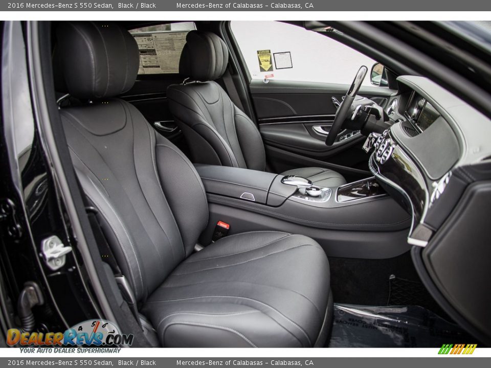 Front Seat of 2016 Mercedes-Benz S 550 Sedan Photo #8