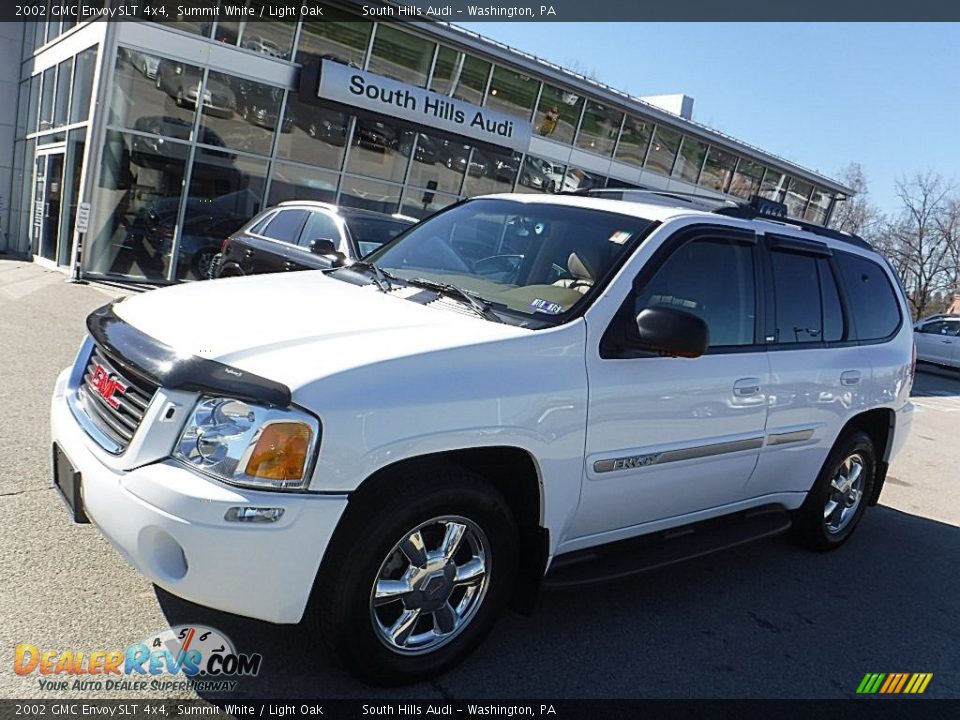 2002 GMC Envoy SLT 4x4 Summit White / Light Oak Photo #1