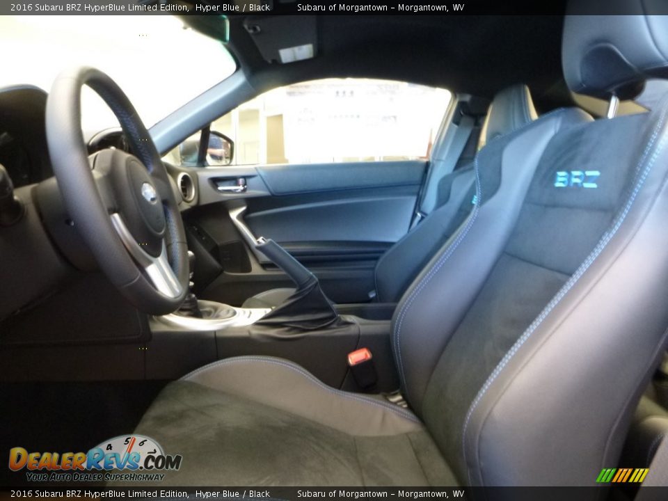 Front Seat of 2016 Subaru BRZ HyperBlue Limited Edition Photo #15