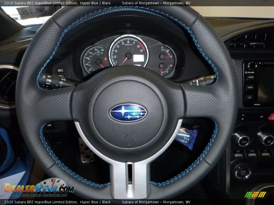 2016 Subaru BRZ HyperBlue Limited Edition Steering Wheel Photo #18