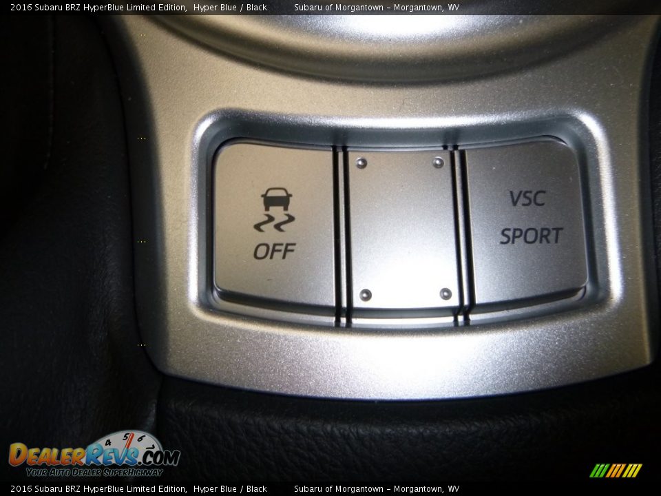 Controls of 2016 Subaru BRZ HyperBlue Limited Edition Photo #19