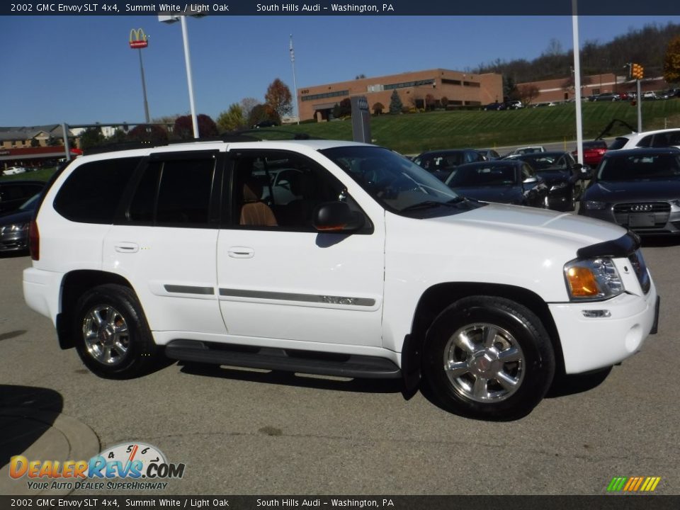 2002 GMC Envoy SLT 4x4 Summit White / Light Oak Photo #10