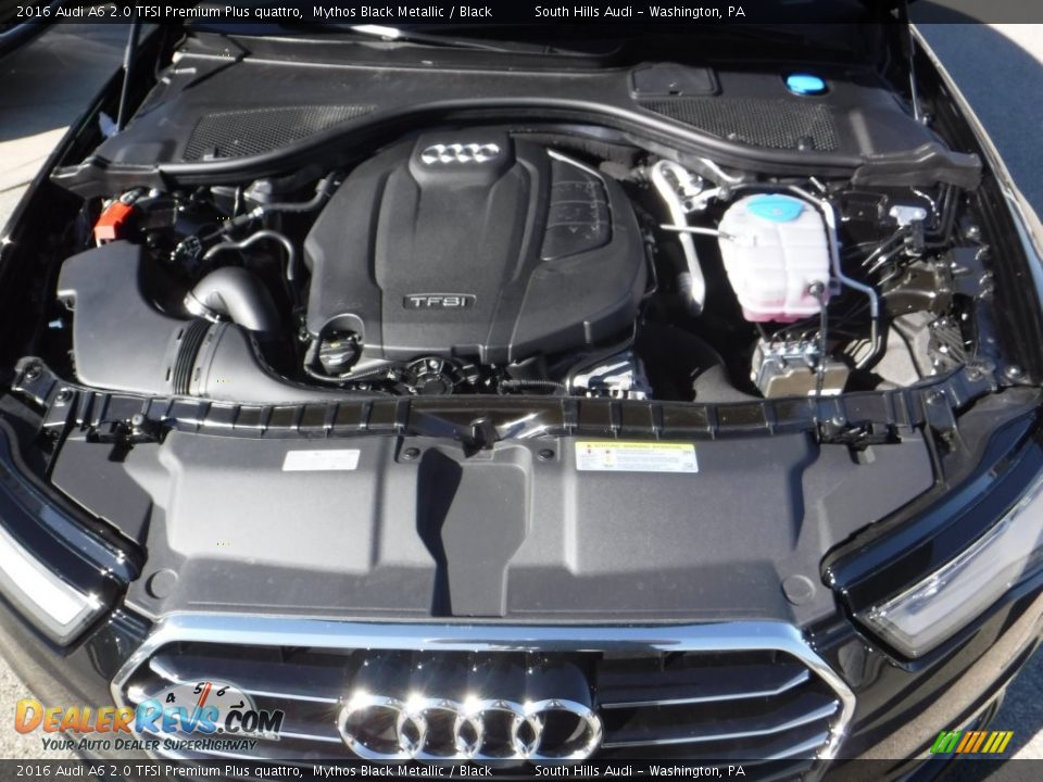2016 Audi A6 2.0 TFSI Premium Plus quattro Mythos Black Metallic / Black Photo #16