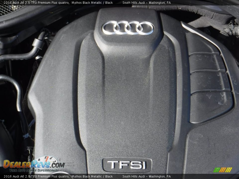 2016 Audi A6 2.0 TFSI Premium Plus quattro Mythos Black Metallic / Black Photo #17