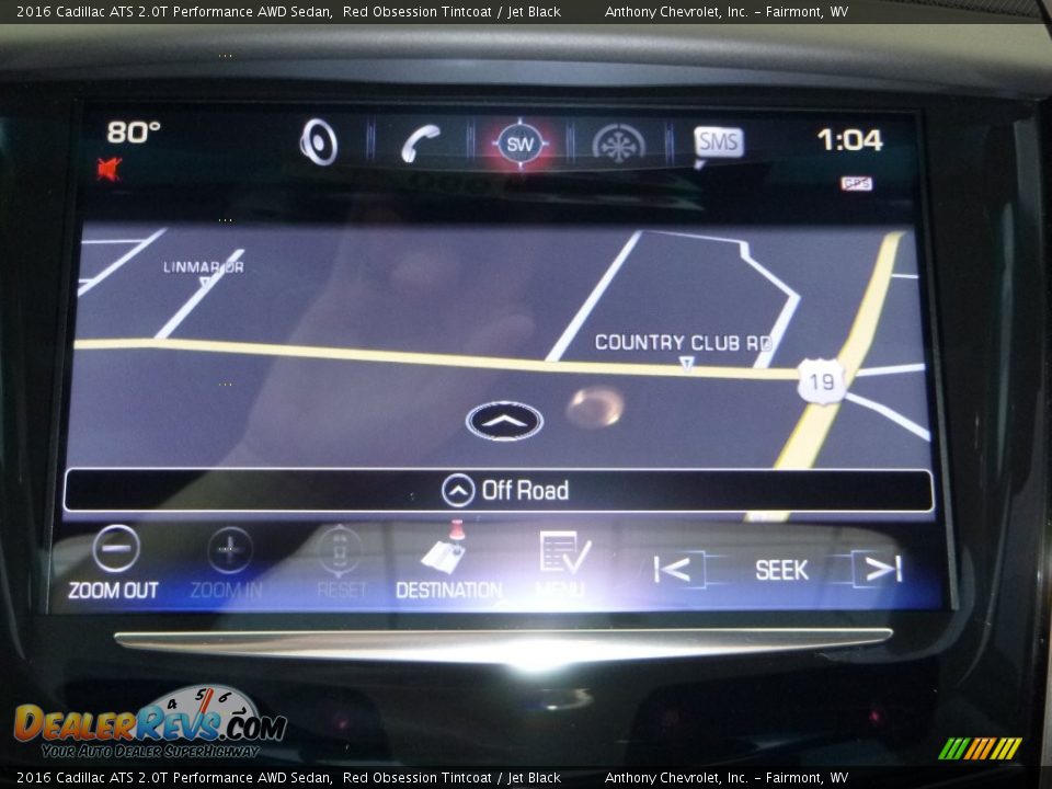 Navigation of 2016 Cadillac ATS 2.0T Performance AWD Sedan Photo #19