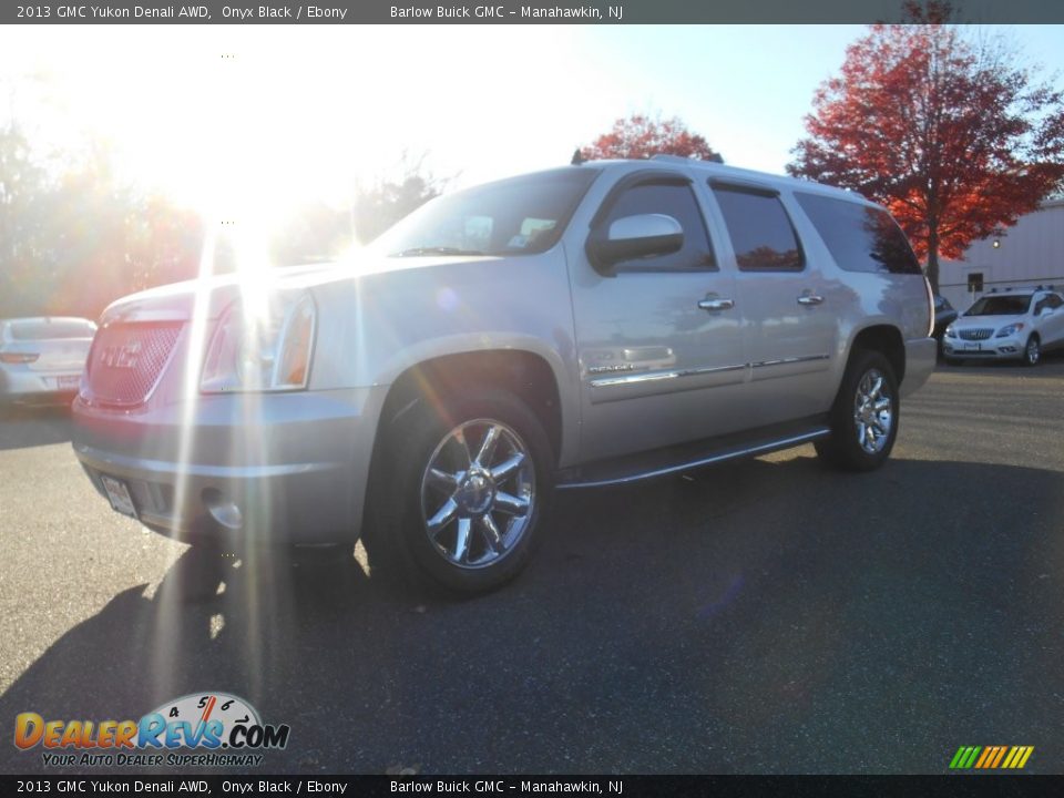 2013 GMC Yukon Denali AWD Onyx Black / Ebony Photo #4