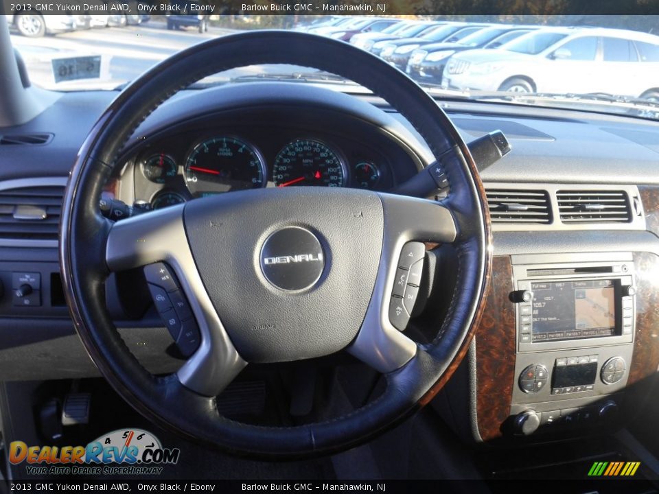 2013 GMC Yukon Denali AWD Onyx Black / Ebony Photo #13