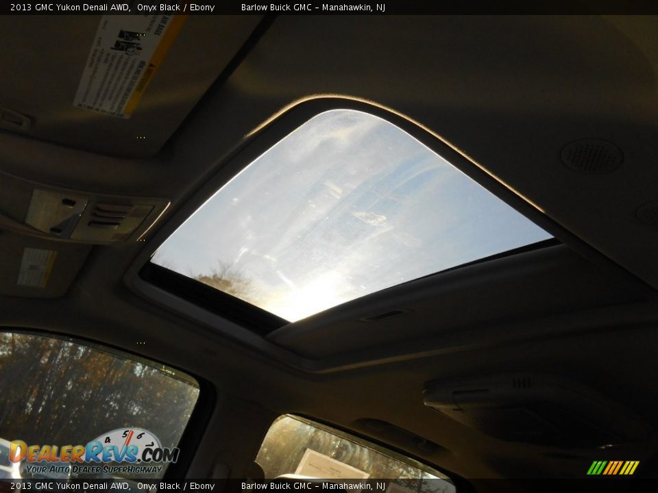 2013 GMC Yukon Denali AWD Onyx Black / Ebony Photo #18