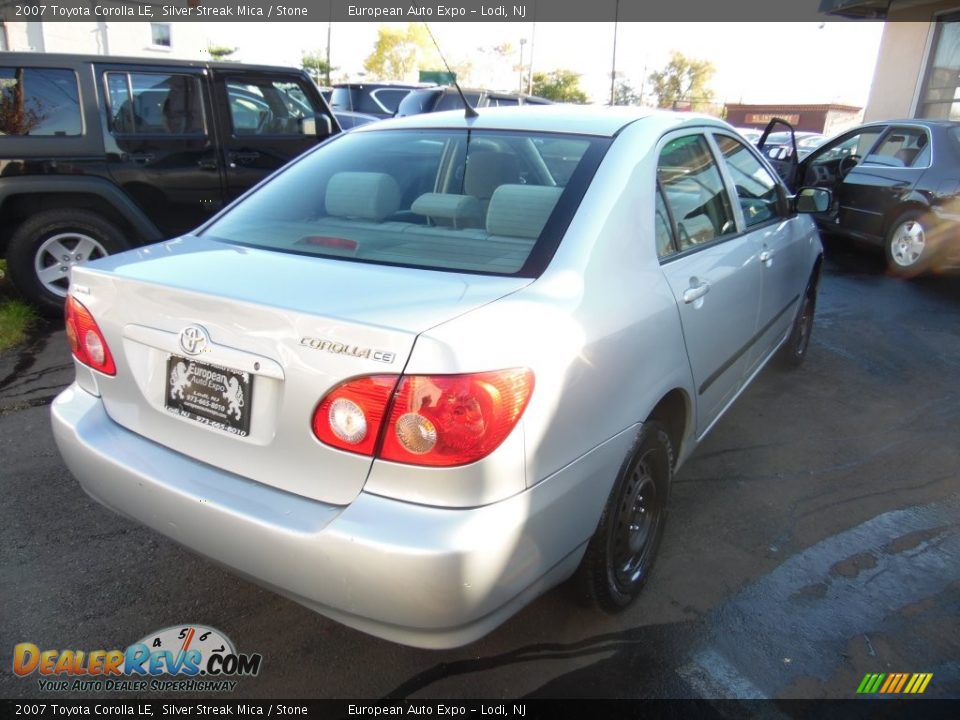 2007 Toyota Corolla LE Silver Streak Mica / Stone Photo #4