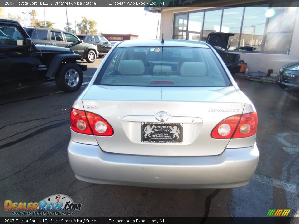 2007 Toyota Corolla LE Silver Streak Mica / Stone Photo #7
